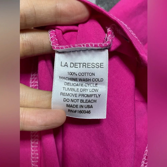 NWT Revolve x La Detresse Pink Cookies Panic Tee Size Large - Picture 10 of 10